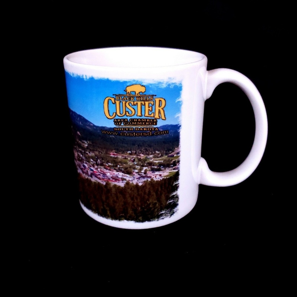 Coffee Tea Mug Black Hills Custer Area Chamber Of Commerce South Dakota